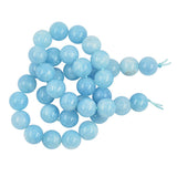 Maxbell 1 Strand of 15inch Natural Jade Jewelry Making Stone Round Loose Beads 10mm