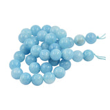 Maxbell 1 Strand of 15inch Natural Jade Jewelry Making Stone Round Loose Beads 10mm