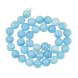 Maxbell 1 Strand of 15inch Natural Jade Jewelry Making Stone Round Loose Beads 10mm