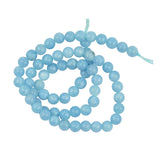 Maxbell 1 Strand of 15inch Natural Jade Jewelry Making Stone Round Loose Beads 6mm