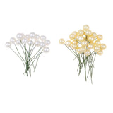 Max Foam Ball Shape Artificial Flower Xmas Decors Foam Ornaments white
