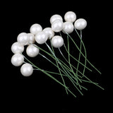 Max Foam Ball Shape Artificial Flower Xmas Decors Foam Ornaments white