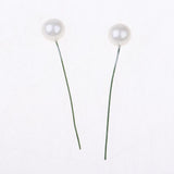 Max Foam Ball Shape Artificial Flower Xmas Decors Foam Ornaments white