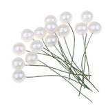 Max Foam Ball Shape Artificial Flower Xmas Decors Foam Ornaments white