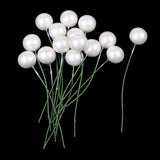 Max Foam Ball Shape Artificial Flower Xmas Decors Foam Ornaments white