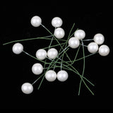 Max Foam Ball Shape Artificial Flower Xmas Decors Foam Ornaments white