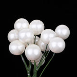 Max Foam Ball Shape Artificial Flower Xmas Decors Foam Ornaments white