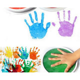 Max Large Ink Pad Stamp for Kids Finger Painting DIY Craft Cardmaking Purple
