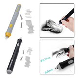Max Electric Battery Operated Erasers with 22pcs Refills Artists Supplies gray