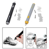 Max Electric Battery Operated Erasers with 22pcs Refills Artists Supplies gray