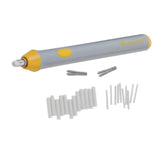 Max Electric Battery Operated Erasers with 22pcs Refills Artists Supplies gray