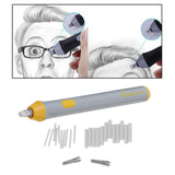 Max Electric Battery Operated Erasers with 22pcs Refills Artists Supplies gray