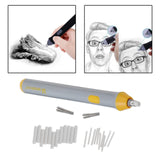 Max Electric Battery Operated Erasers with 22pcs Refills Artists Supplies gray