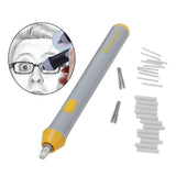 Max Electric Battery Operated Erasers with 22pcs Refills Artists Supplies gray
