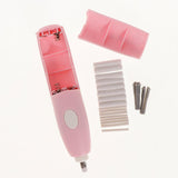 Max Electric Eraser Battery Operated Erasers with Refills Artists Supplies pink