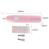 Max Electric Eraser Battery Operated Erasers with Refills Artists Supplies pink