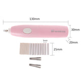 Max Electric Eraser Battery Operated Erasers with Refills Artists Supplies pink