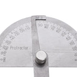 Max Steel 180 Degrees Rotary Swing Arm Protractor for Student School Woodworking