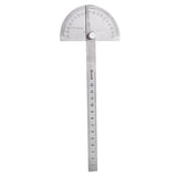 Max Steel 180 Degrees Rotary Swing Arm Protractor for Student School Woodworking