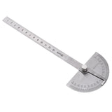 Max Steel 180 Degrees Rotary Swing Arm Protractor for Student School Woodworking