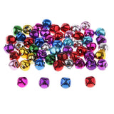 Max Christmas Jingle Bells Pendants Charms Ornament 60 Pieces Colorful 10mm