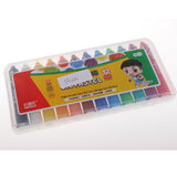 Max 12 Colors Oil Pastels Crayons Pencils Set for Kids Non toxic Water-soluble