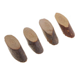 Maxbell 100 Pieces Natural Tree Bark Small Wood Slices Wedding Christmas Home Decor