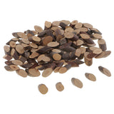 Maxbell 100 Pieces Natural Tree Bark Small Wood Slices Wedding Christmas Home Decor