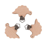 Max 3 Piece Baby Pacifier Chain Clip Pacifier Clip Wooden Clip Baby Clip 54x31mm