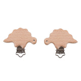 Max 3 Piece Baby Pacifier Chain Clip Pacifier Clip Wooden Clip Baby Clip 54x31mm