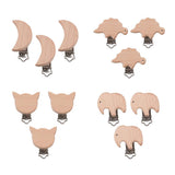 Max 3 Piece Baby Pacifier Chain Clip Pacifier Clip Wooden Clip Baby Clip 54x31mm