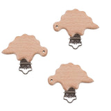 Max 3 Piece Baby Pacifier Chain Clip Pacifier Clip Wooden Clip Baby Clip 54x31mm