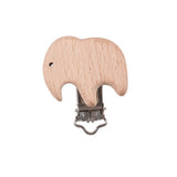 Max 3 Piece Baby Pacifier Chain Clip Pacifier Clip Wooden Clip Baby Clip 41x33mm