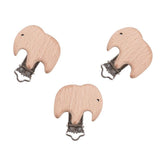 Max 3 Piece Baby Pacifier Chain Clip Pacifier Clip Wooden Clip Baby Clip 41x33mm