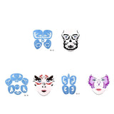Max Reusable Stencils Face Paint Stencil Template Fancy Dress Make Up Tools FA12