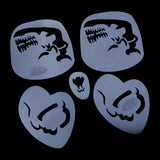 Max Reusable Stencils Face Paint Stencil Template Fancy Dress Make Up Tools FA12