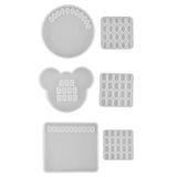 Maxbell Numbers Silicone Resin Casting Mold DIY Craft Jewelry Making Mould Round