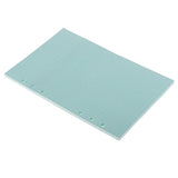 Max 40 Sheets A5 Size 6 Holes Loose Leaf Filler Inner Refill Paper Green Line