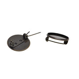 Max 10 Pieces Cabochon Brooch Setting Blanks 20mm Brooch Pin Bezel Tray DIY Base