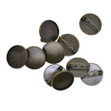 Max 10 Pieces Cabochon Brooch Setting Blanks 20mm Brooch Pin Bezel Tray DIY Base