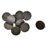 Max 10 Pieces Cabochon Brooch Setting Blanks 20mm Brooch Pin Bezel Tray DIY Base