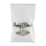 Max 2x Antique Hollowed French Clip Barrette Cabochon Blank Setting Base Bronze
