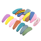 Max 20pcs Macaron Color Drop Shape Snap Clips Hair Clip Accessory for Baby Girl