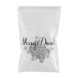 Maxbell 50pcs Filigree Heart DIY Charm Jewelry Pendant Beads Craft