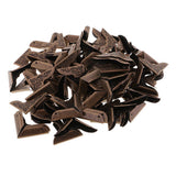 Maxbell 100Pcs Metal Book Scrapbooking Photo Album Menu Corners Protectors 30x30x7mm