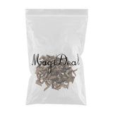 Maxbell 100Pcs Metal Book Scrapbooking Photo Album Menu Corners Protectors 30x30x7mm