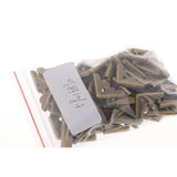 Maxbell 100Pcs Metal Book Scrapbooking Photo Album Menu Corners Protectors 18x18x3mm