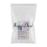 Maxbell 36 Colors Solid Watercolor Paints Pan Set with Case for Kids Painting Blue