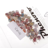 Max 50 Pieces Flower Glaze Ceramic Beads Porcelain Bead for DIY Bracelet 8mm