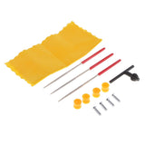 Max 36 Pieces Hand Twist Drill Bench Clamp Twist Drill Bit File Punching Tools